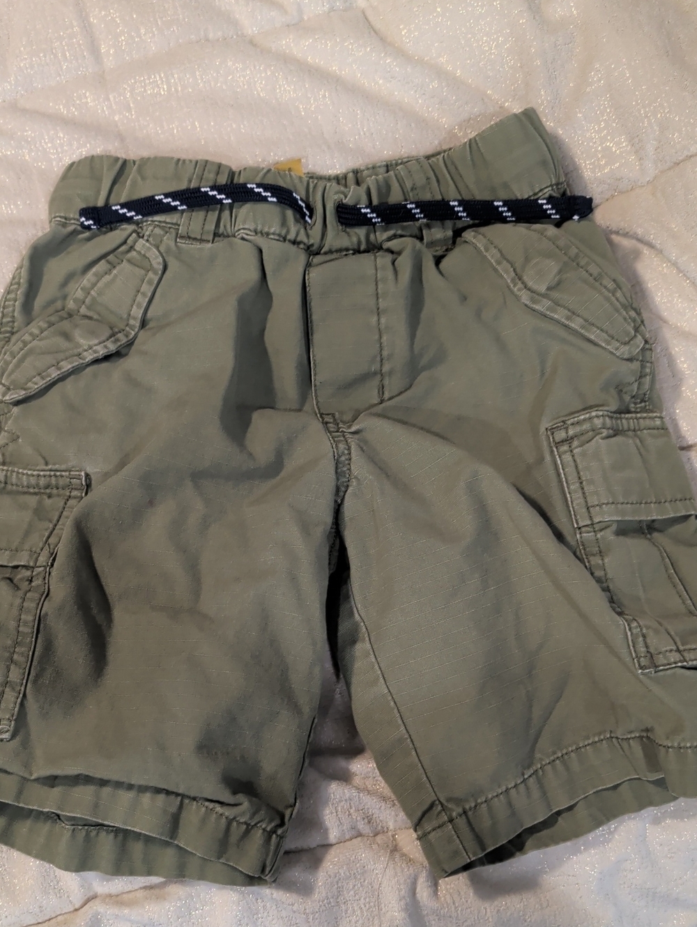 Polo by Ralph Lauren Olive Cargo Shorts with Drawstring
